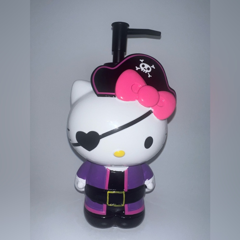 2024 Hello Kitty Halloween Purple Pirate Pink Soap Lotion Pump Dispenser